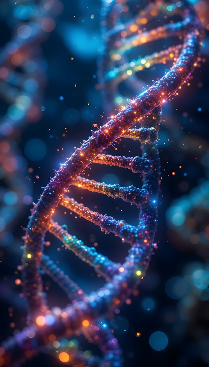 ai generated, dna, science, biology, propeller, chromosome, health, research, genetics, molecule, biological, biotechnology, analysis, gene